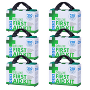 6x 210PCS EMERGENCY FIRST AID KIT Medical Travel Set Workplace Office ARTG BULK V563-BR-6-210P-DXFIRSTAIDKIT