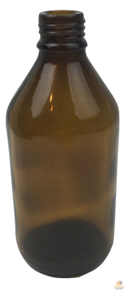 6x 600ml Amber Glass Bottle Cosmetic Essential Oil General Purpose Storage V563-BR-6BWNMEDGLASS