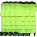 6x Womens Leg Warmers Disco Winter Knit Dance Party Crochet Legging Socks Costume - Fluro Yellow V563-BR-6LEGWARMRS-FLUYLW