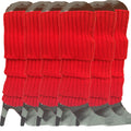 6x Womens Leg Warmers Disco Winter Knit Dance Party Crochet Legging Socks Costume - Red V563-BR-6LEGWARMRS-RED