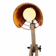 Scandi Modern Natural Wooden Table Lamp Rustic Retro Designer Vintage Light V563-BR-75089