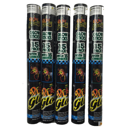 75 GLOW STICKS Party Light Glow In The Dark Rave NECKLACE Disco Bulk V563-BR-75GLWSTKS