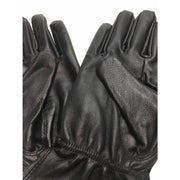 Ladies Genuine Sheepskin Leather Gloves Fleece Lined Warm Winter Womens in Black - M V563-BR-77-0004-BLK-M