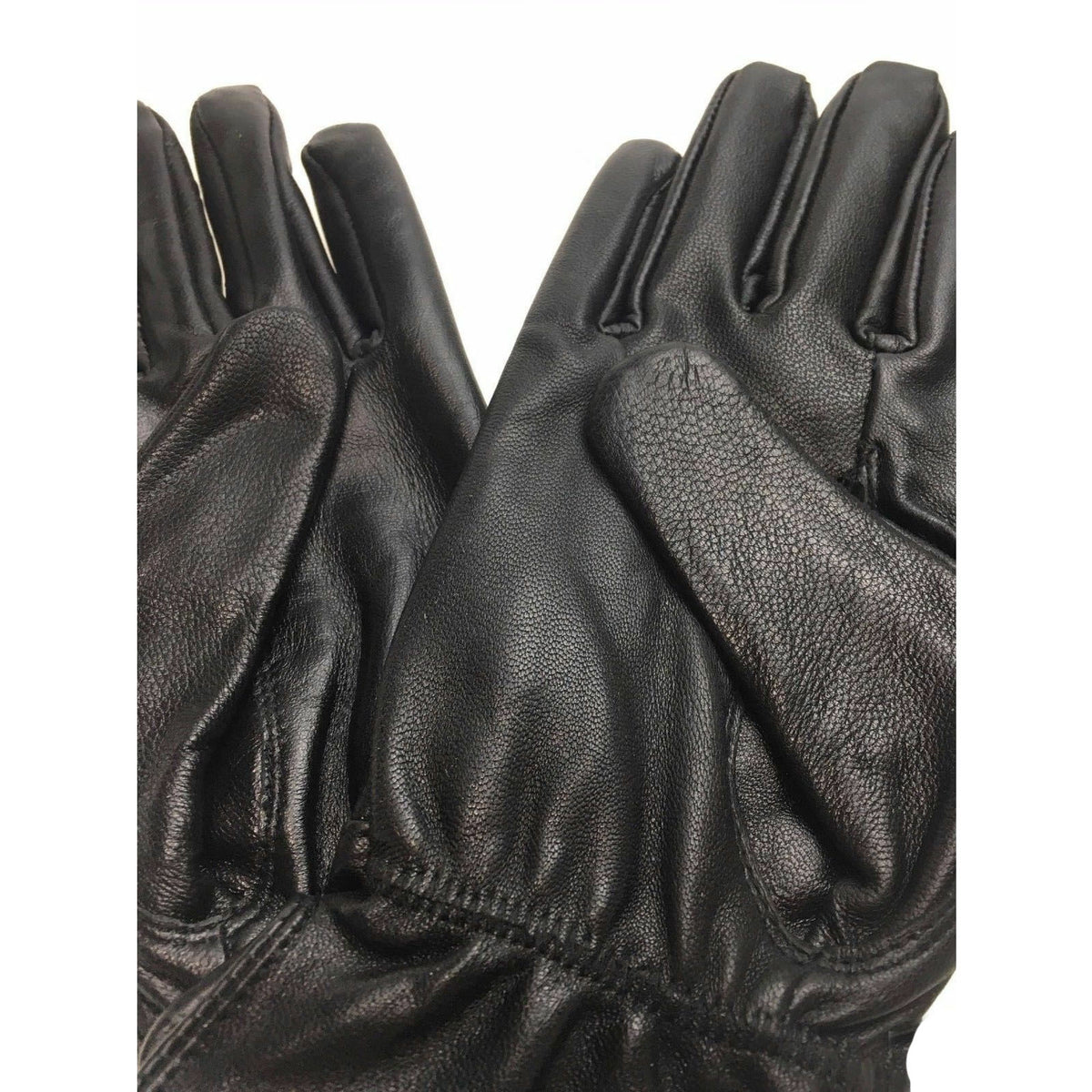 Ladies Genuine Sheepskin Leather Gloves Fleece Lined Warm Winter Womens in Black - M V563-BR-77-0004-BLK-M