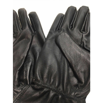 Ladies Genuine Sheepskin Leather Gloves Fleece Lined Warm Winter Womens in Black - M V563-BR-77-0004-BLK-M
