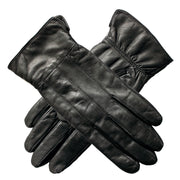 Ladies Genuine Sheepskin Leather Gloves Fleece Lined Warm Winter Womens in Black - M V563-BR-77-0004-BLK-M
