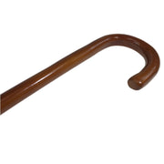 92cm WOODEN WALKING STICK Wood Cane Pole Carved Varnished Deluxe Quality Sturdy - Brown V563-BR-92WSTK-BRWN