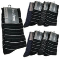 9 Pairs COTTON BUSINESS SOCKS Mens Dress Crew Plain Work Casual BULK - Assorted Pack - 6-11 V563-BR-9CBSOCK-ASST-6-11