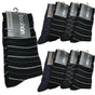 9 Pairs COTTON BUSINESS SOCKS Mens Dress Crew Plain Work Casual BULK - Assorted Pack - 6-11 V563-BR-9CBSOCK-ASST-6-11