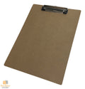 WOODEN A4 CLIPBOARD Hardboard Menu Clip Office Restaurant Writing Board Holder V563-BR-A4WODNCLPBRD