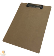 WOODEN A4 CLIPBOARD Hardboard Menu Clip Office Restaurant Writing Board Holder V563-BR-A4WODNCLPBRD
