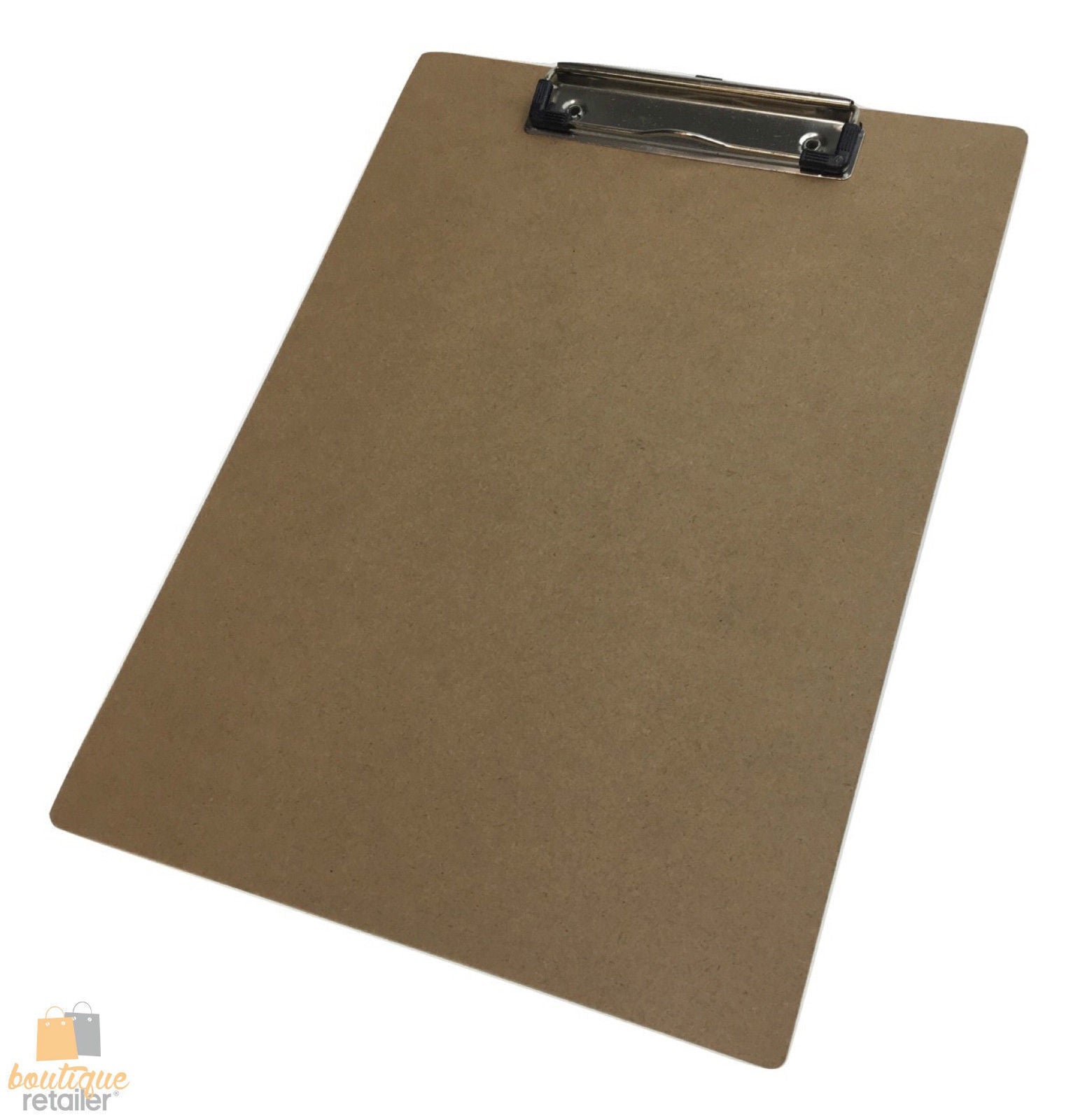 WOODEN A4 CLIPBOARD Hardboard Menu Clip Office Restaurant Writing Board Holder V563-BR-A4WODNCLPBRD