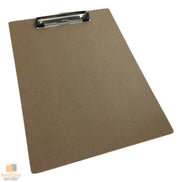WOODEN A4 CLIPBOARD Hardboard Menu Clip Office Restaurant Writing Board Holder V563-BR-A4WODNCLPBRD