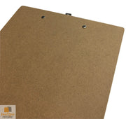 WOODEN A4 CLIPBOARD Hardboard Menu Clip Office Restaurant Writing Board Holder V563-BR-A4WODNCLPBRD