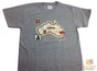 Adult T Shirt Australian Australia Day Souvenir Tee Top 100% COTTON - Grey - Small V563-BR-ADULTSHRT-GRY-S