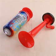 Air Horn Party Prop Hand Held Loud Pump Action Plastic Novelty Reusable Klaxon V563-BR-AHORN