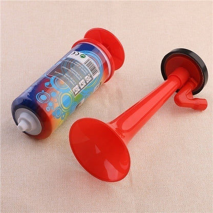 Air Horn Party Prop Hand Held Loud Pump Action Plastic Novelty Reusable Klaxon V563-BR-AHORN