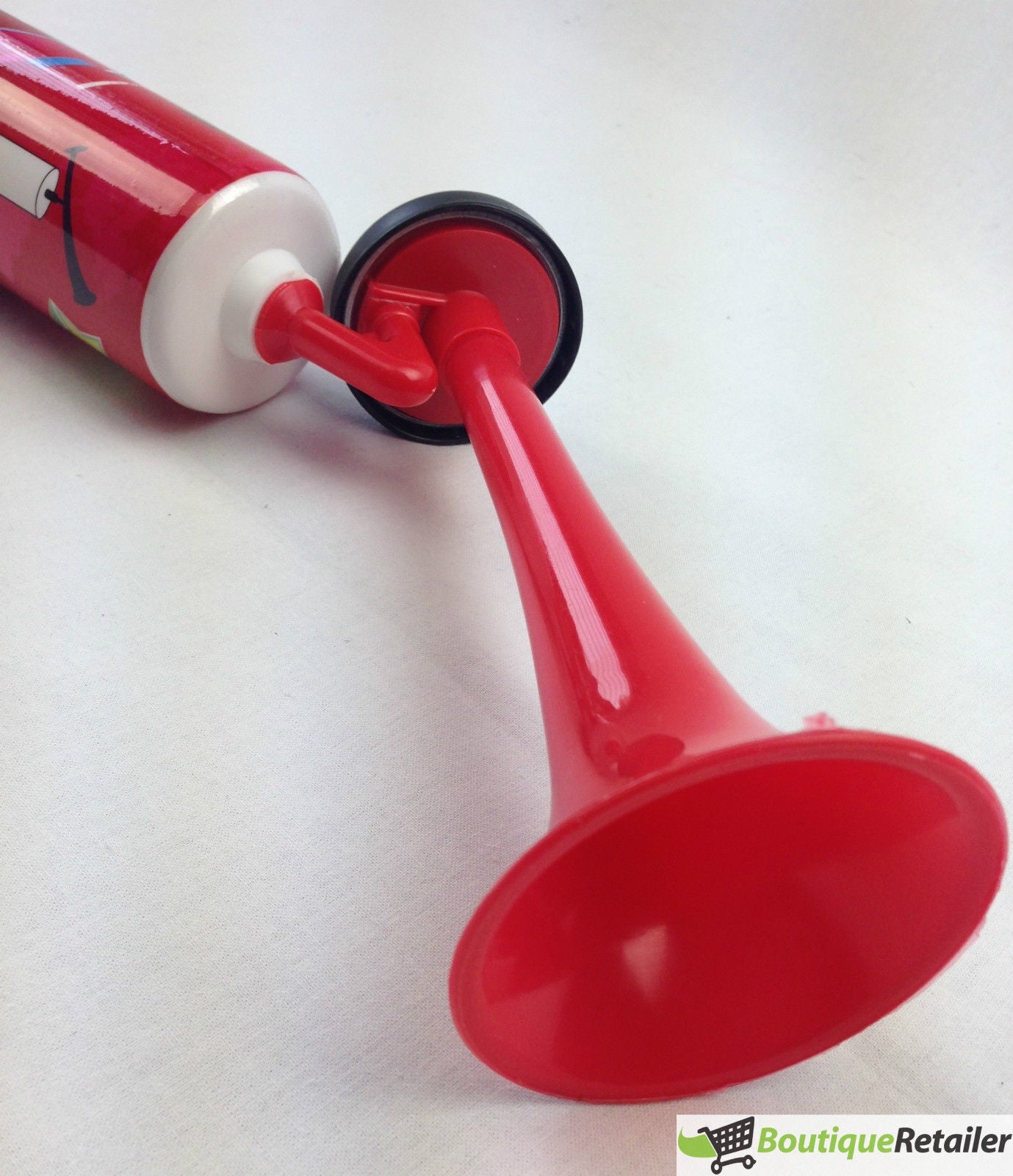 Air Horn Party Prop Hand Held Loud Pump Action Plastic Novelty Reusable Klaxon V563-BR-AHORN