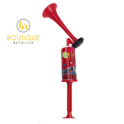 Air Horn Party Prop Hand Held Loud Pump Action Plastic Novelty Reusable Klaxon V563-BR-AHORN