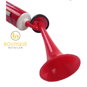 Air Horn Party Prop Hand Held Loud Pump Action Plastic Novelty Reusable Klaxon V563-BR-AHORN