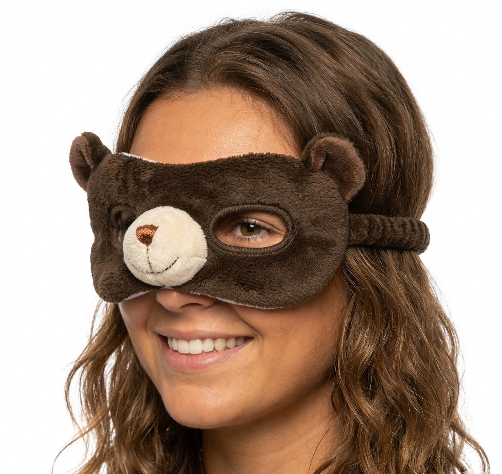ANIMAL EYE MASK Party Costume Halloween Accessory - Bear V563-BR-ANIMALFACEMASK-BER