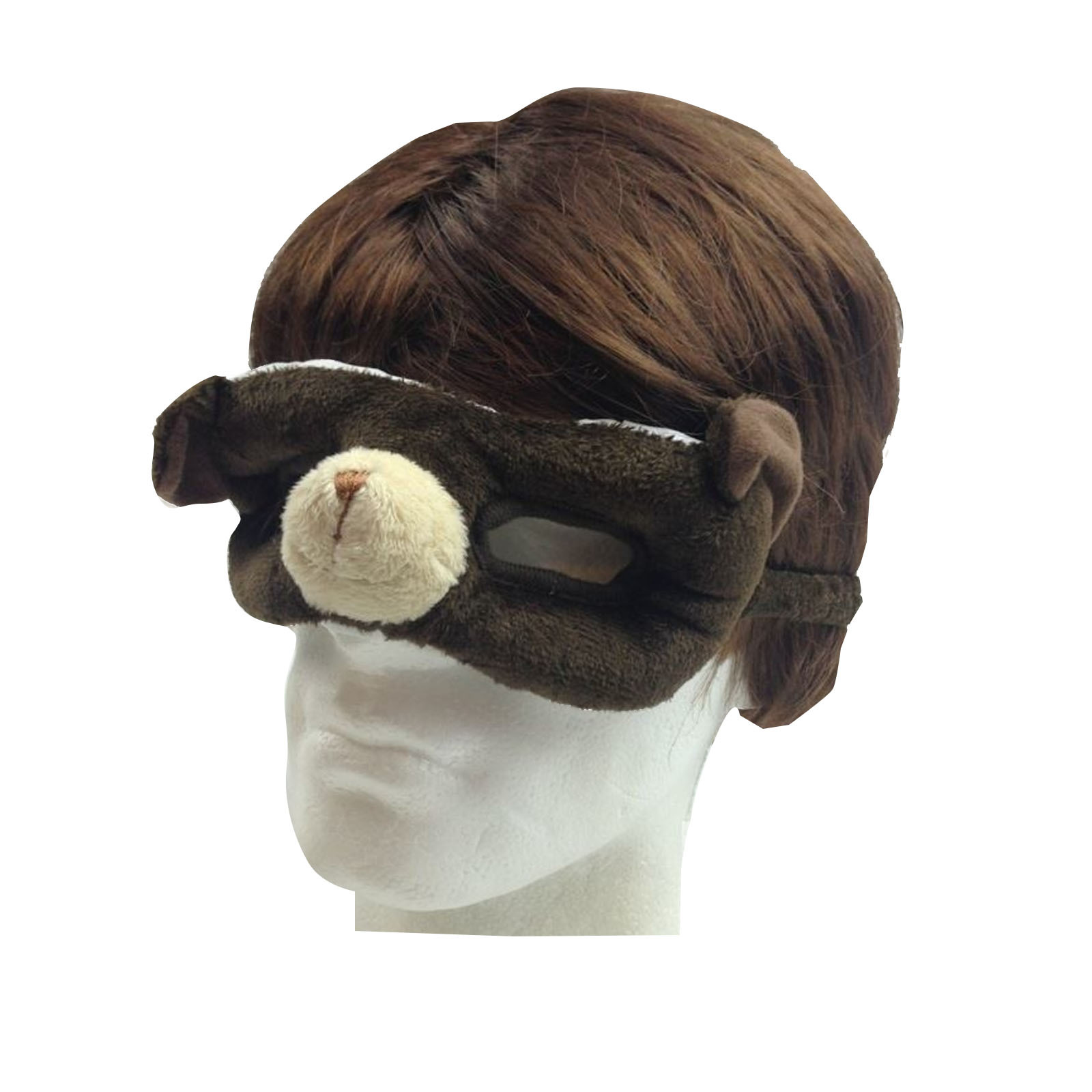 ANIMAL EYE MASK Party Costume Halloween Accessory - Bear V563-BR-ANIMALFACEMASK-BER