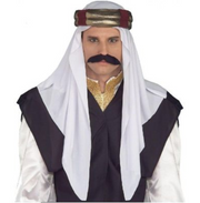 Arabian Desert Prince Hat Headpiece Costume Party Fancy Dress Arabic V563-BR-ARABD-PRINCEHAT