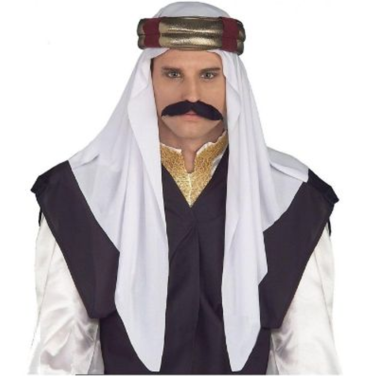 Arabian Desert Prince Hat Headpiece Costume Party Fancy Dress Arabic V563-BR-ARABD-PRINCEHAT