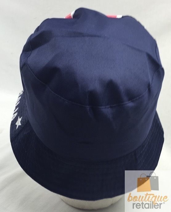 AUSTRALIA FLAG BUCKET HAT Adult Australian Day Aussie Summer Sun Cap Brim V563-BR-AUSFLAG-BUCKHAT
