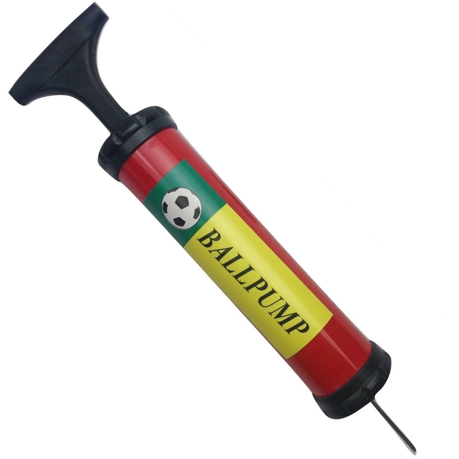 BALL PUMP Air Inflator Soccer Basketball Football Needle Yoga Fitness Portable V563-BR-BALLPUMP