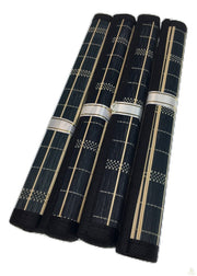 Set of 4 BAMBOO PLACEMATS Dinner Table Decor Party Natural Party 45x30cm BULK V563-BR-BAMBPLMATS-S4