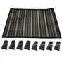 Set of 8 BAMBOO PLACEMATS Dinner Table Decor Party Natural Party 45x30cm BULK V563-BR-BAMBPLMATS-S8