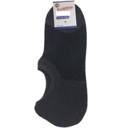 1 Pair NO SHOW BAMBOO SOCKS Non Slip Heel Grip Low Cut Invisible Footlet - Charcoal - 11-14 V563-BR-BBOOSOCK-CHRCOL-11-14