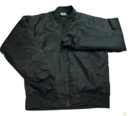 Plus Size Quilted Jacket Zip Up Classic Padded Flight Flying Winter Big & Tall - Bottle Green - 6XL V563-BR-BJACK-BTLGRN-6XL