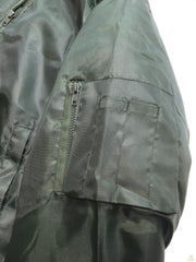 Plus Size Quilted Jacket Zip Up Classic Padded Flight Flying Winter Big & Tall - Bottle Green - 7XL V563-BR-BJACK-BTLGRN-7XL