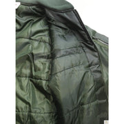 Plus Size Quilted Jacket Zip Up Classic Padded Flight Flying Winter Big & Tall - Bottle Green - 7XL V563-BR-BJACK-BTLGRN-7XL