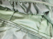 Plus Size Quilted Jacket Zip Up Classic Padded Flight Flying Winter Big & Tall - Bottle Green - 7XL V563-BR-BJACK-BTLGRN-7XL