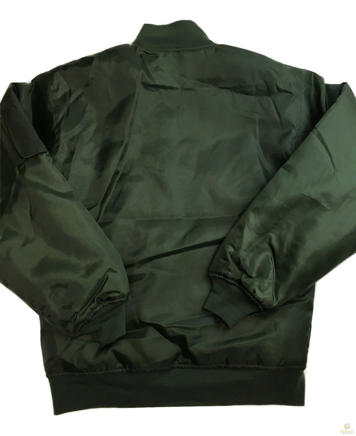 Plus Size Quilted Jacket Zip Up Classic Padded Flight Flying Winter Big & Tall - Bottle Green - 7XL V563-BR-BJACK-BTLGRN-7XL