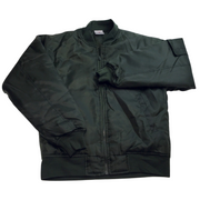 Plus Size Quilted Jacket Zip Up Classic Padded Flight Flying Winter Big & Tall - Bottle Green - 7XL V563-BR-BJACK-BTLGRN-7XL