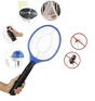 BUG ZAPPER RACKET Fly Mosquito Pest Swatter Net Racquet Electric Insect Killer V563-BR-BUGZAPRRKT
