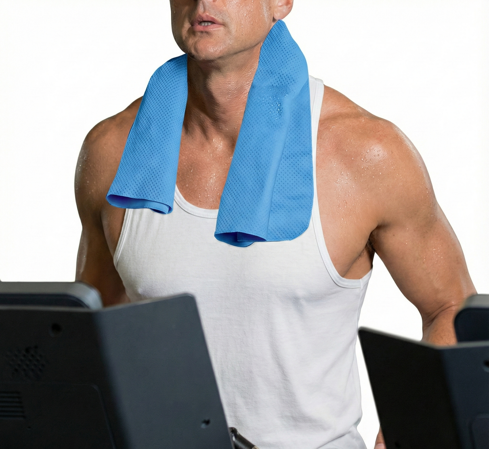 INSTANT COOLING TOWEL UPF 50+ Ice Cold Sport Sweat Absorbing Chemical Free 66x43 V563-BR-COOLINGTOW-66-43