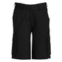 Mens CARGO SHORTS All Sizes 100% COTTON Drill Heavy Work Tradie Military - Black - 102"" V563-BR-CTNCARGOPANTS-BLK-102