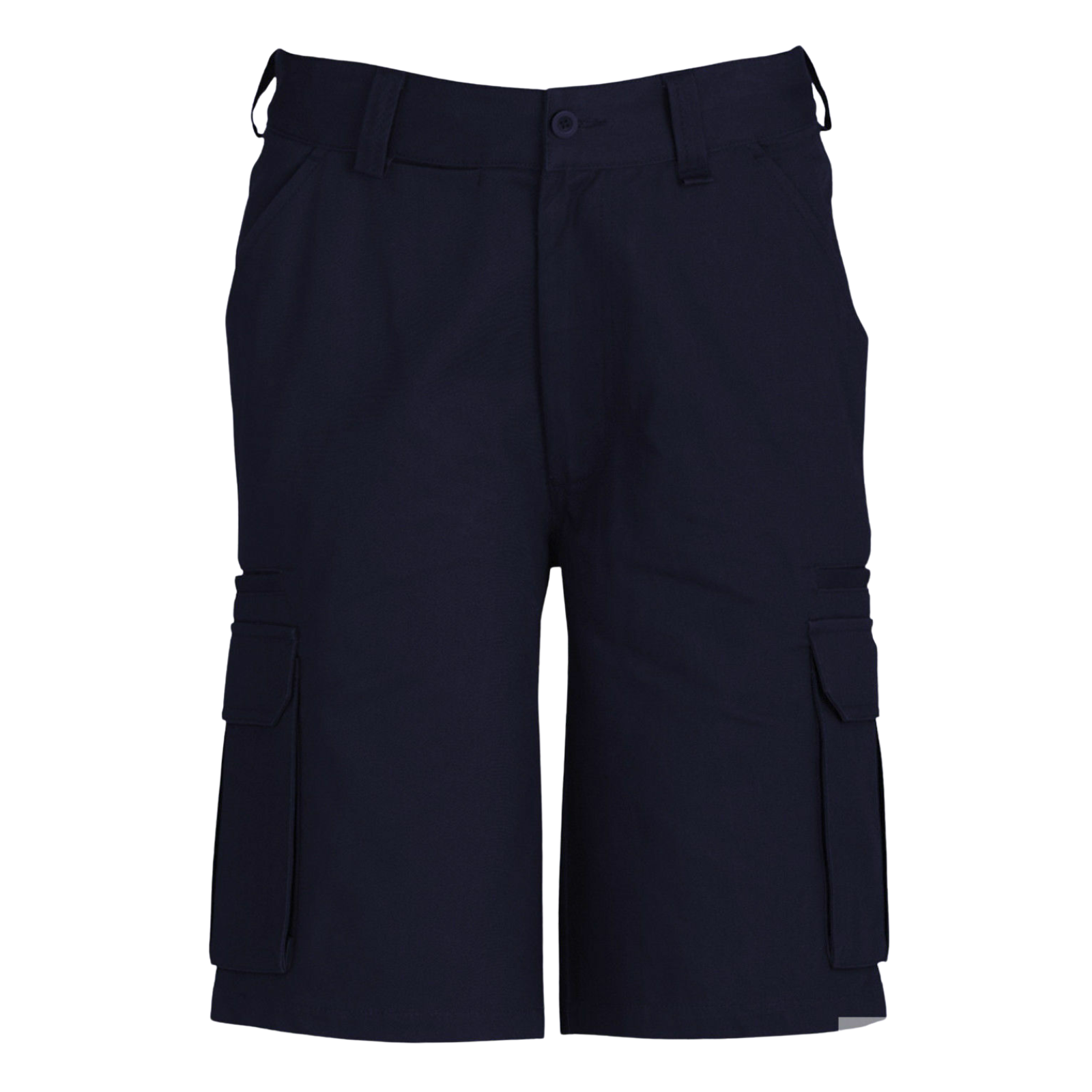 Mens CARGO SHORTS All Sizes 100% COTTON Drill Heavy Work Tradie Military - Navy - 102"" V563-BR-CTNCARGOPANTS-NVY-102