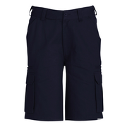 Mens CARGO SHORTS All Sizes 100% COTTON Drill Heavy Work Tradie Military - Navy - 97""