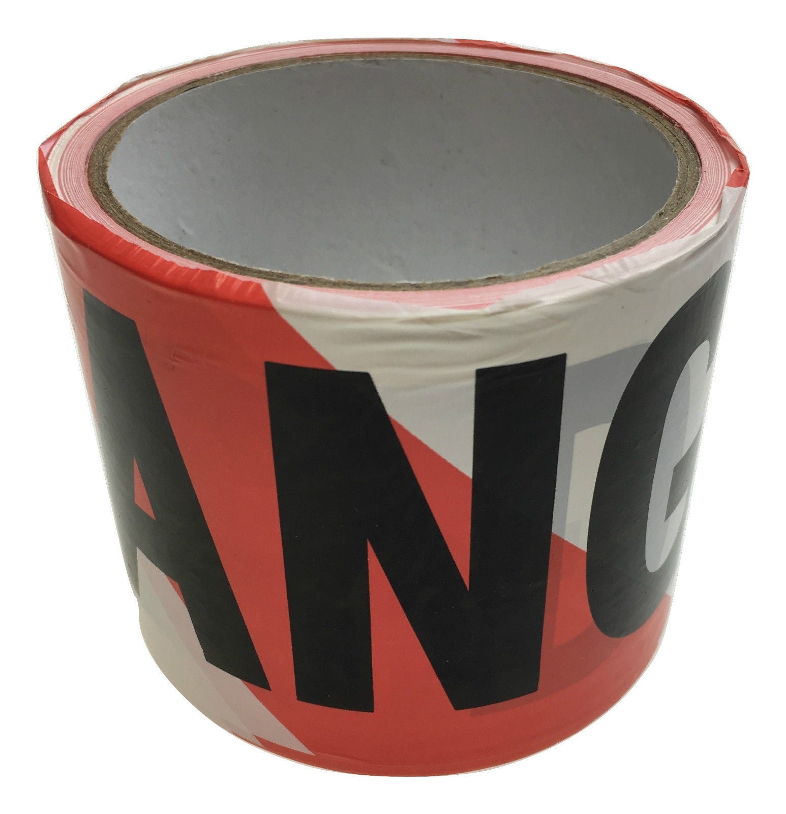 DANGER TAPE Red White Safety Warning Barricade Barrier Strip Non-Stick 20m V563-BR-DANGERTAPE