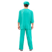 Mens Adult Doctor Costume Dr Surgeon Scrubs Halloween Fancy Party Hospital V563-BR-DRSCOST-MNS