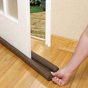 DUAL DRAFT STOPPER Double Sided Snake Wind Air Door Guard Cover Weather Seal V563-BR-DUALDRAFTSTOP
