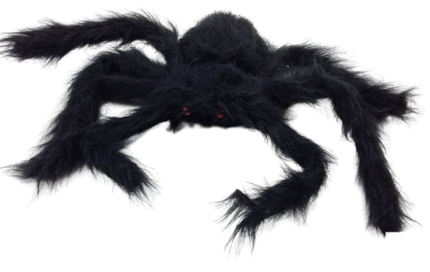 FAKE GIANT SPIDER Large Big Halloween Accessory Party 35cm x 25cm Huge Insect V563-BR-FAKEGSPIDER