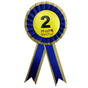 BIRTHDAY BADGE Party Favour Award Rosette Fancy Dress Girls Boys Childrens Kids - V563-BR-FANCYDRESBADGE-2BLU