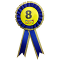 BIRTHDAY BADGE Party Favour Award Rosette Fancy Dress Girls Boys Childrens Kids - V563-BR-FANCYDRESBADGE-8BLU